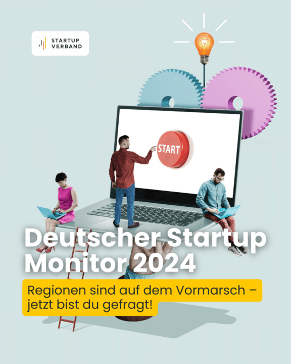 Startup Umfrage: Deutscher Startup Monitor 2024