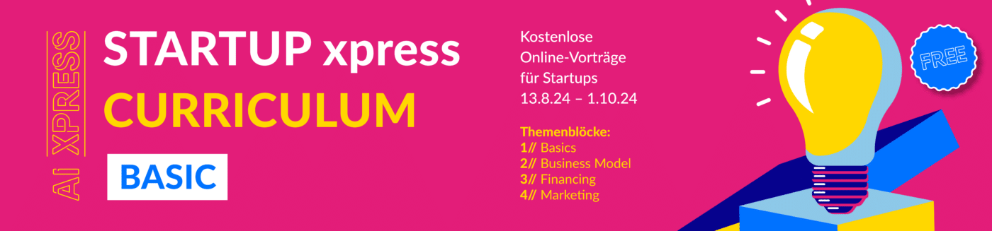 AI XPRESS Online-Vortrag: Hochschulen als Ressource für Startups