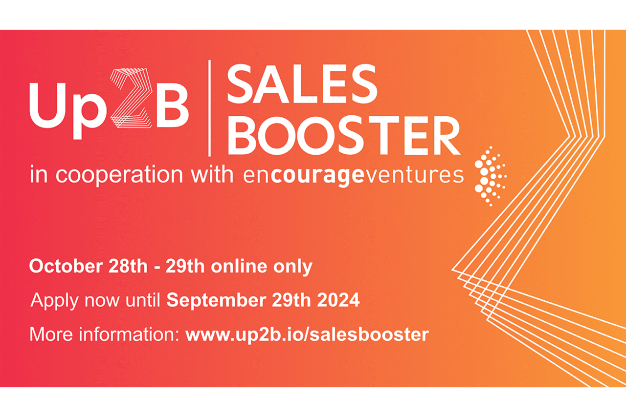 Up2B Sales Booster im Oktober für B2B Start-ups